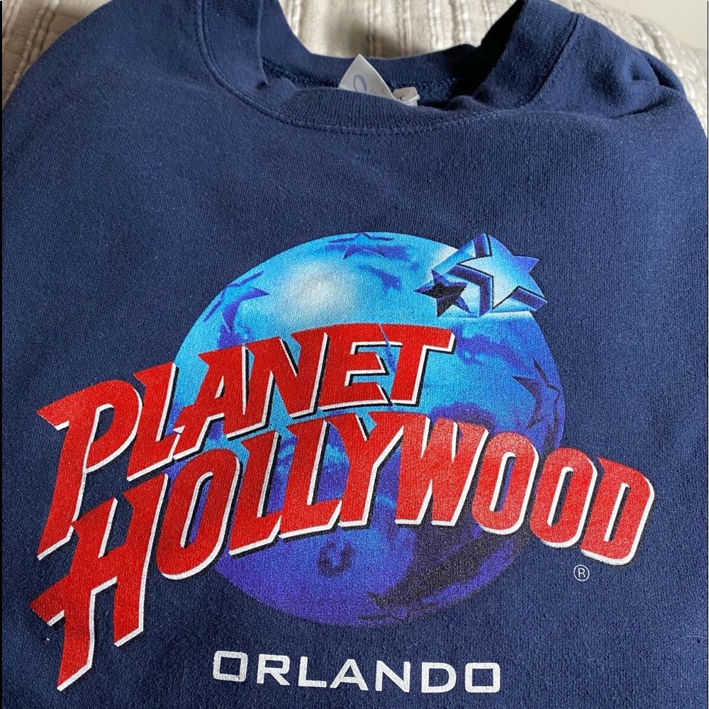 vintage planet hollywood orlando crewneck